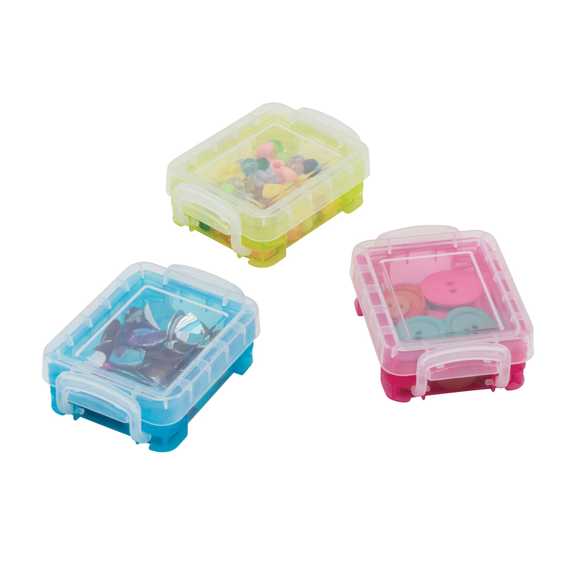 Multicolor Bitty Boxes by Simply Tidy™, 3ct.
